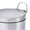 Ver imagem 3 de Kit Lixeiras Aço Inox - 2 de 5 Litros + 2 Escovas Sanitária