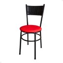 Ver imagem 6 de Conjunto 6 Cadeiras Pretas para Cozinha Viena Cor:vermelho