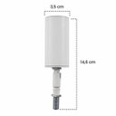 Ver imagem 2 de Mini Spot Usinado Branco S/ Canopla P/ Gu10 Mr11 Technoline St3164