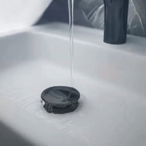 Valvula Ralo Click Preto Fosco Pia Lavatório Cuba Metal 7/8