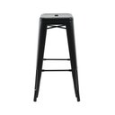 Ver imagem 2 de Kit 4 Banquetas Altas Iron Tolix Titan Rivatti Preta Base Metal