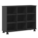 Ver imagem 3 de Nicho Organizador com Rodízios Toys 9 Gavetas Q01 Preto/Branco - Mpozenato