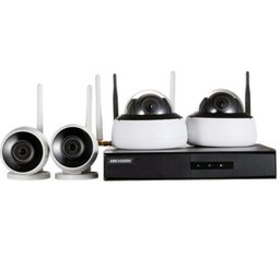 Kit de Monitoramento Hikvision Hikhome NVR 4BD Wi-Fi - Branco - 1