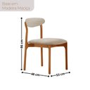 Ver imagem 4 de Conjunto Sala de Jantar Mesa Madeira Maciça Genova 6 Cadeiras Monaco