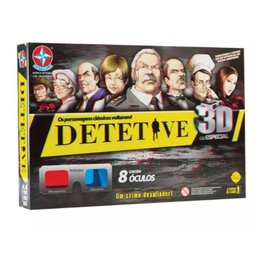 Jogo de Tabuleiro Estrela Detetive 3d com Óculos - 1