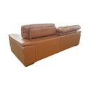 Ver imagem 7 de Sofá Retrátil e Reclinável de Couro Queen - 2,60M - Conhaque com Brilho