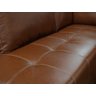 Sofá de Couro Canto Marrocos 2 Lugares - Chaise Esquerda - Conhaque com Brilho - 7