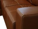 Ver imagem 6 de Sofá de Couro Canto Marrocos 2 Lugares - Chaise Esquerda - Conhaque com Brilho
