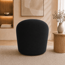 Ver imagem 3 de Poltrona Yara Decorativa Orgânica para Sala Veludo Estofada