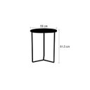 Ver imagem 2 de Mesa Lateral G Smart Mp - Base Preta - Branco