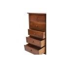 Ver imagem 2 de Cômoda Madeira Leila 10 Gavetas 1,08m Imbuia