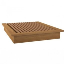 Cama Japonesa Casal Baixa sem Cabeceira Mdf Tw22 Dalla Costa - Freijó - 2