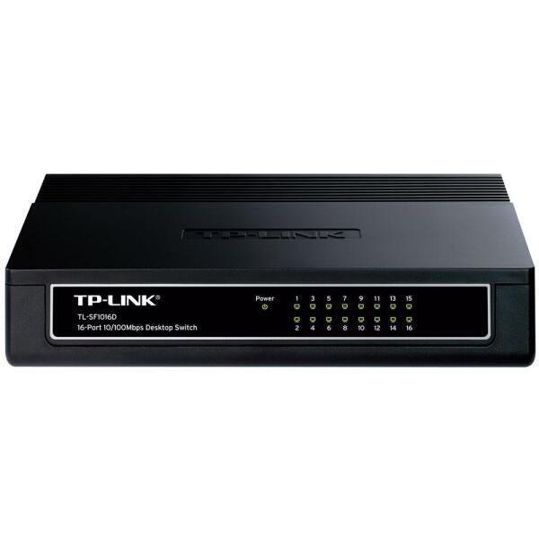 Switch TP Link TL-SF1016D, 16 Portas, Fast Ethernet, 10/100Mbps
