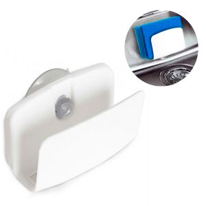 Porta Esponja C/ventosa Bco