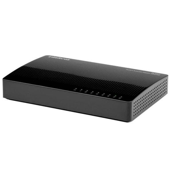 Switch Intelbras 8 Portas Gigabit Ethernet Sg 800 Q+ 4760035 - Preto