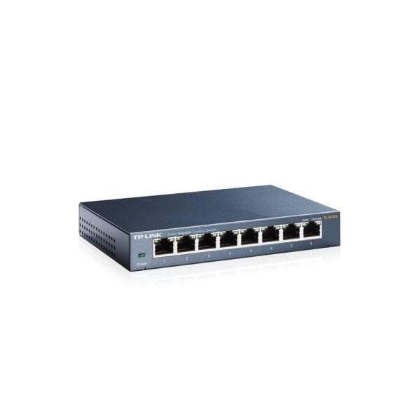 Switch de Mesa TP-Link TL-SG108, 8 Portas 10/100/1000Mbps - 3
