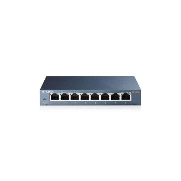 Switch de Mesa TP-Link TL-SG108, 8 Portas 10/100/1000Mbps - 1