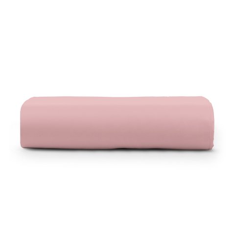 Lençol Solteiro Cintilante Percal 180 Fios 100% Algodão sem Elástico - Rosa