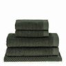 Jogo de Toalhas de Banho Dual Rib Buddemeyer Verde Musgo 5 pçs - 1