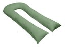 Ver imagem 1 de Fronha Para Travesseiro De Corpo Gigante De Formato U 140x70 - Verde-claro
