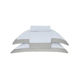 Jogo de Lençol Modern 270 Fios Casal Azul Buddemeyer - 1