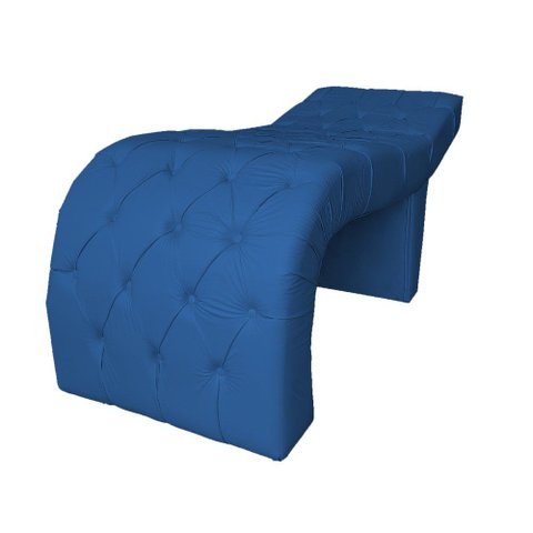 Maca Ana Estética Capitone Corino 80 Cm Slk Decor Opala Azul Royal