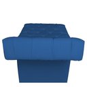 Ver imagem 5 de Maca Ana Estética Capitone Corino 80 Cm Slk Decor Opala Azul Royal