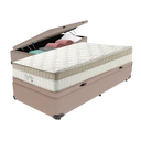 Ver imagem 1 de Cama Box Baú com Colchão de Molas Ensacadas Pillow In Anjos King Best Solteiro 88cm Bege
