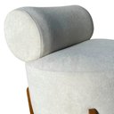 Ver imagem 5 de Poltrona Decorativa Mônaco Bouclé Bege