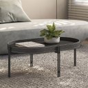 Ver imagem 6 de Mesa de Centro 35x93 com Detalhes em Couro Virginia Edecasamoveis