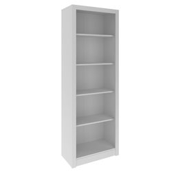 Estante para Livros ou Escritório 60cm 4 Prateleiras Branco Me4104 Tecno Mobili - 4
