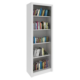 Estante para Livros ou Escritório 60cm 4 Prateleiras Branco Me4104 Tecno Mobili - 3