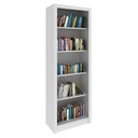 Ver imagem 3 de Estante Livros Escritório 4 Prateleiras Branco Tecnomobili