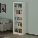 Ver imagem 1 de Estante para Livros ou Escritório 60cm 4 Prateleiras Branco Me4104 Tecno Mobili