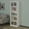 Estante para Livros ou Escritório 60cm 4 Prateleiras Branco Me4104 Tecno Mobili - 1