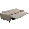Sofá Retrátil Reclinável para Sala 3 Lugares Elétrico Gade 220cm T03 Couro Cinza Creta - Lyam - 1