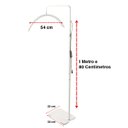 Ver imagem 3 de Luminaria Piso Meia Lua Arco Led 36w Estetica Cilios Maquiagem Salao Beleza Dentista Limpeza Rosto e