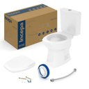 Ver imagem 1 de Kit Completo Bacia com Caixa Acoplada Thema Branco Incepa