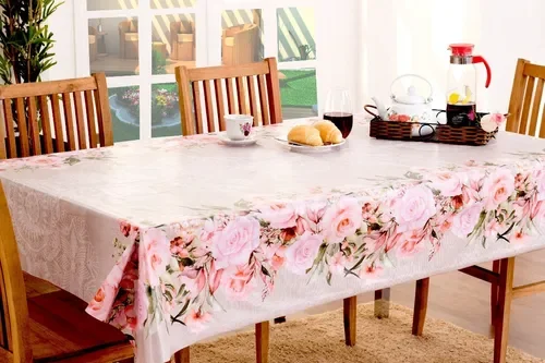 Toalha De Mesa Quadrada Impermeável Jardim - 1