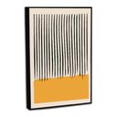Ver imagem 4 de Quadro Decorativo Abstrato Linhas e Cores I com Moldura Filete