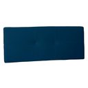 Ver imagem 2 de Cabeceira Painel Solteiro 90 Cm Poliana Suede Azul Marinho