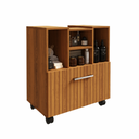 Ver imagem 3 de Gabinete para Banheiro Compacto com Porta Basculante Jasper - Freijó