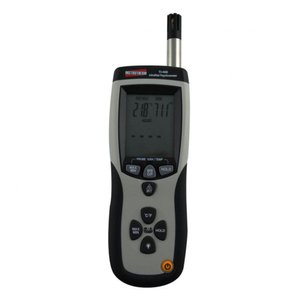 Termo Higrômetro Digital Psicrômetro Escala Ponto Orvalho Termômetro Infravermelho Usb Portátil Ti-4