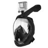 Mascara de Mergulho Full Face Snorkel Nataçao Anti Embaçamento Lazer Diversao Suporte Camera Piscina - 2