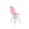 Cadeira Charles Eames Eiffel Base Metal - Rosa - 2