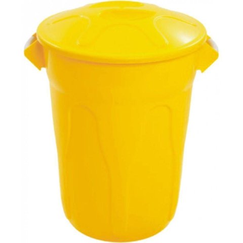 Cesto de Lixo Plastico com Tampa 100 Litros