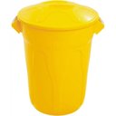 Ver imagem 1 de Cesto de Lixo Plastico com Tampa 100 Litros