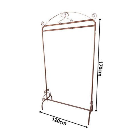 Arara Desfile Simples Dobravel 1,20x1,70m Retro Rose Gold
