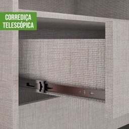Guarda Roupa Spazio Glass 2.70 Branco Lopas - 7