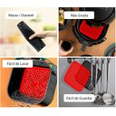Ver imagem 4 de Kit 4 Tapetes Airfyer Protetor Silicone Antiaderente 18cm